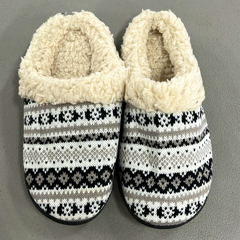 Comfy Fleece Lined Winter Slippers with Memory Foam